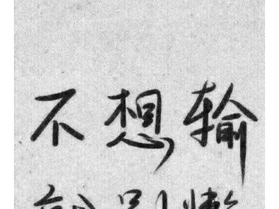 表示努力的句子