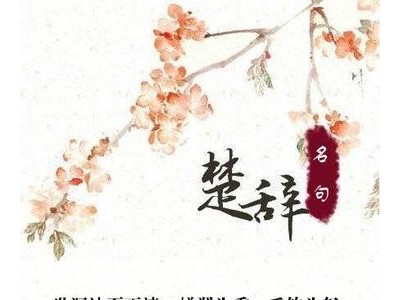 楚辞中最唯美的句子